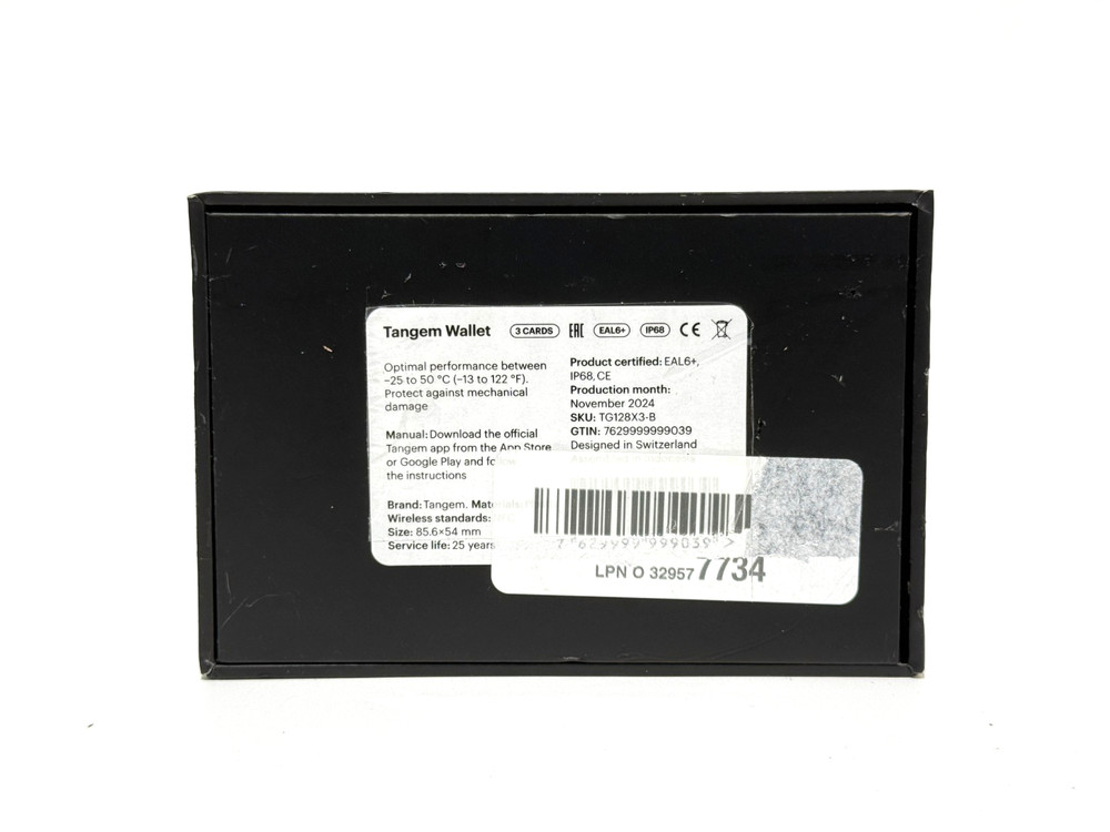 Tangem Crypto Wallet (3 Cards) OPEN BOX