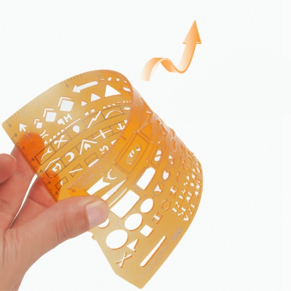 Translucent Geometry Template for Easy and Precise Drawing Applications