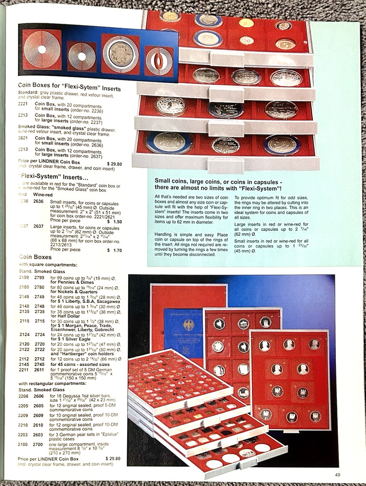 VINTAGE 2002 / 2003 LINDNER STAMP SUPPLIES & ACCESSORIES CATALOG - 60 PAGES