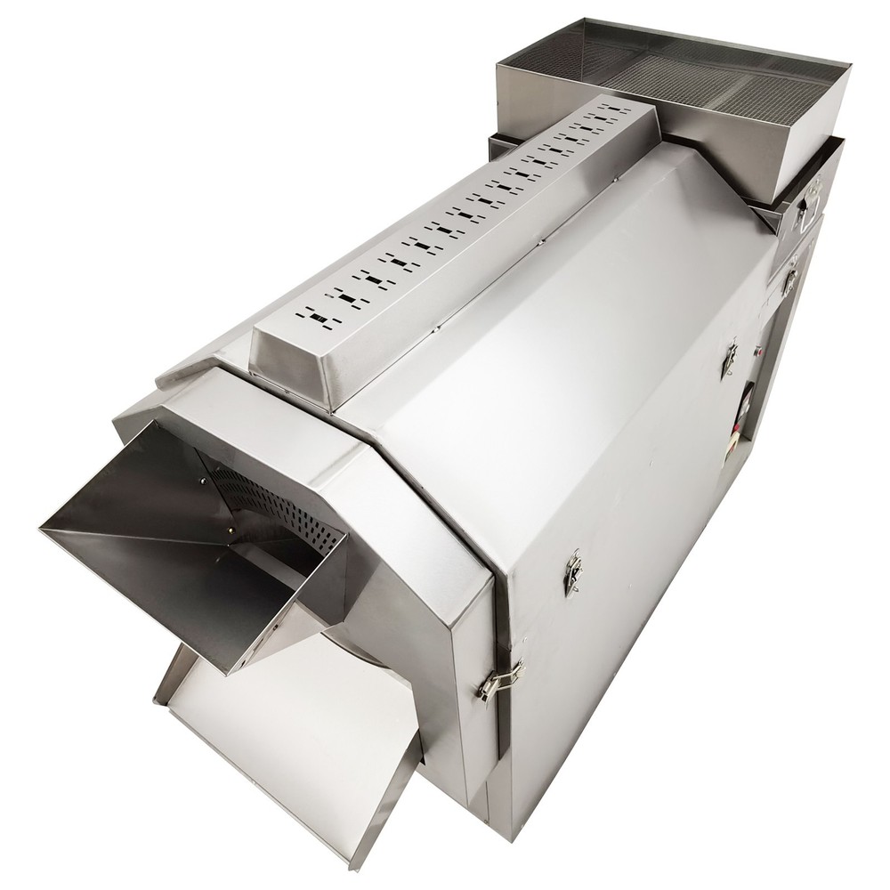 Roller Type Electric Stainless Coffee Roaster Nuts Bean Roasting Machine 220V