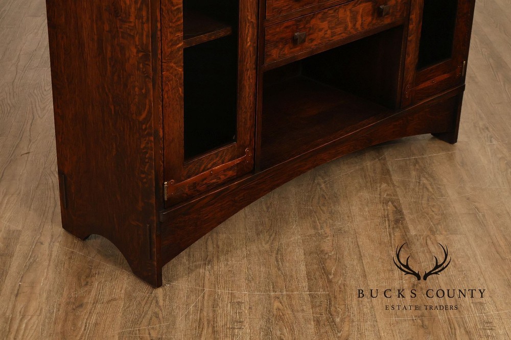 Warren Hile Studio Mission Oak Drop Front Desk