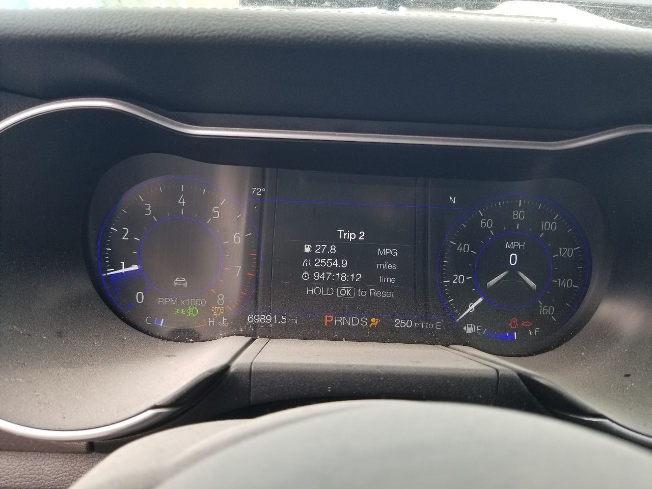 20 FORD MUSTANG ECOBOOST DECKLID/TRUNK/HATCH BLACK G1