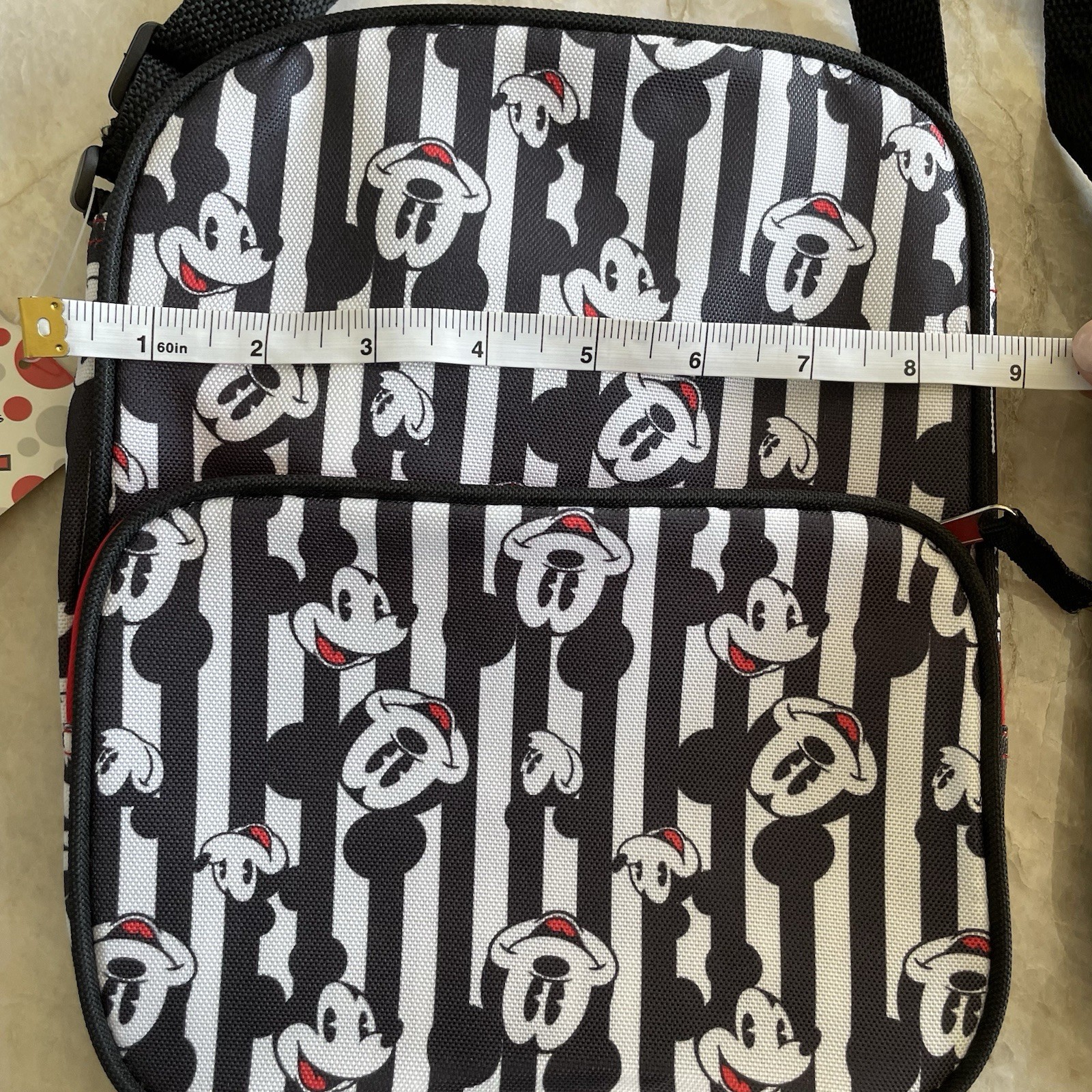 NWT Disney Mickey Mouse Crossbody Bag Adjustable Strap