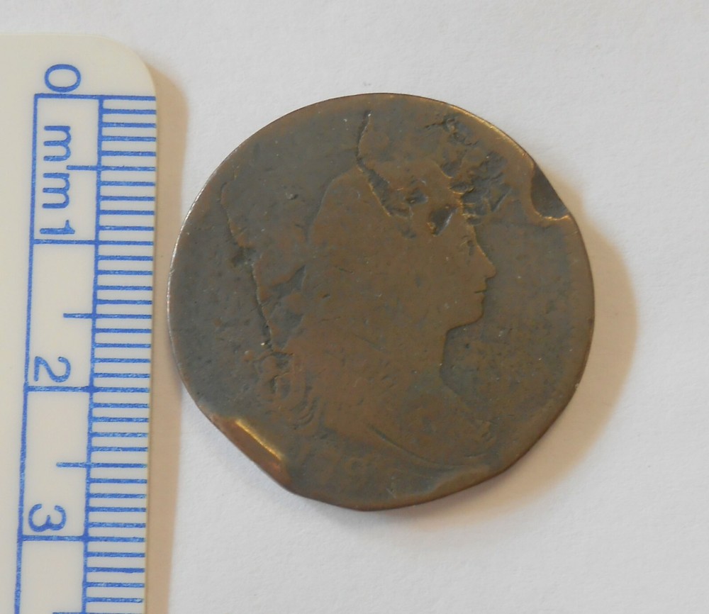 1797 USA Draped Bust Large Cent 1C