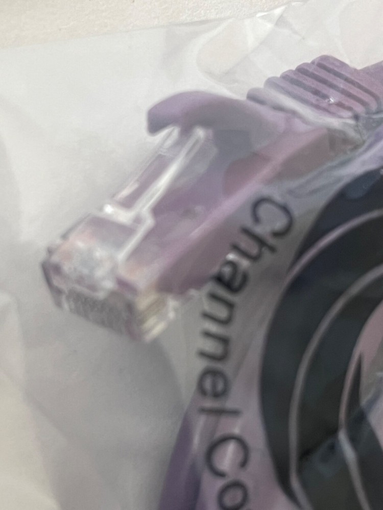 10 PACK - 10' FT CAT6 PURPLE PATCH CORD ETHERNET NETWORK CABLE.