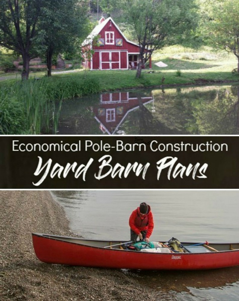 20 Yard Barn Designs - Complete Economical Pole-Barn Construction Plans (B9)