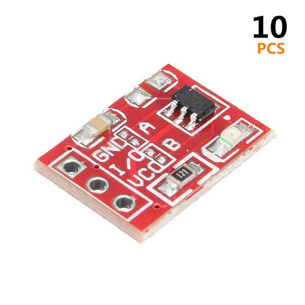 10pcs 2.5-5.5V TTP223 Self-Locking/No-Locking Capacitive Touch Switch Key Module