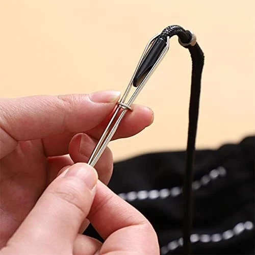8 Pcs Sewing Loop Kit Drawstring Threader Flexible Loop Turner Hook Tweezers