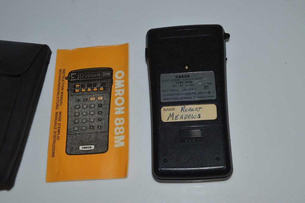 Omron 88M Electronic Calculator (PVR78)