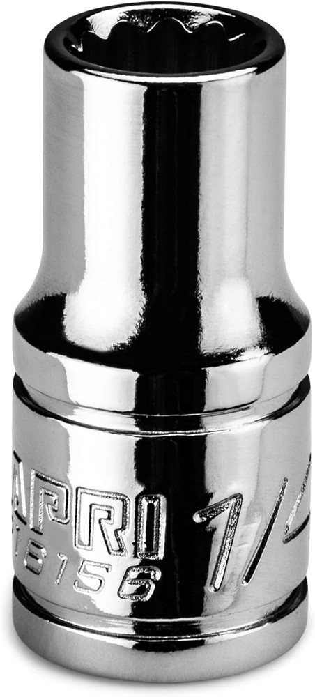 1/4-Inch 12-Point Socket | Chrome Vanadium, MaxChrome Finish