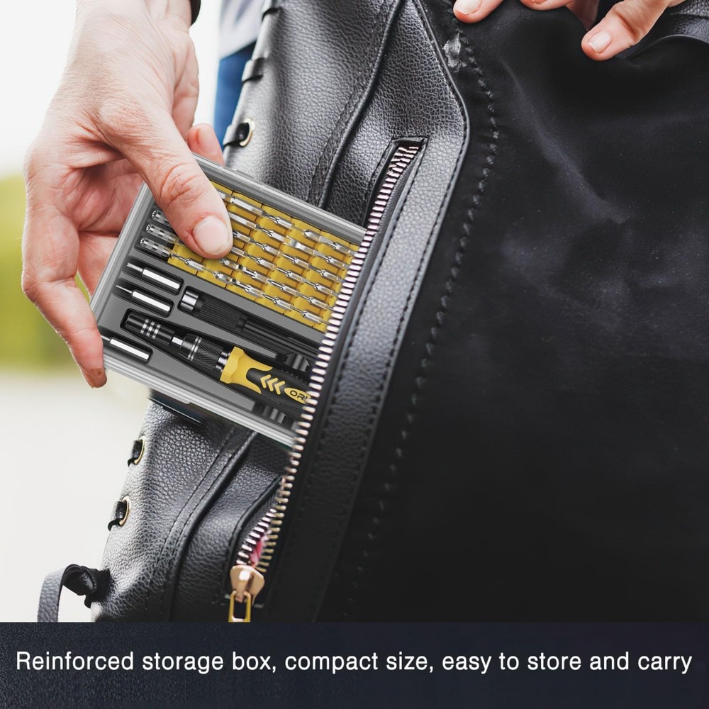 ORIA Small Screwdriver Set, 61 in 1 Precision Screwdriver Set with 57 Bits, M...