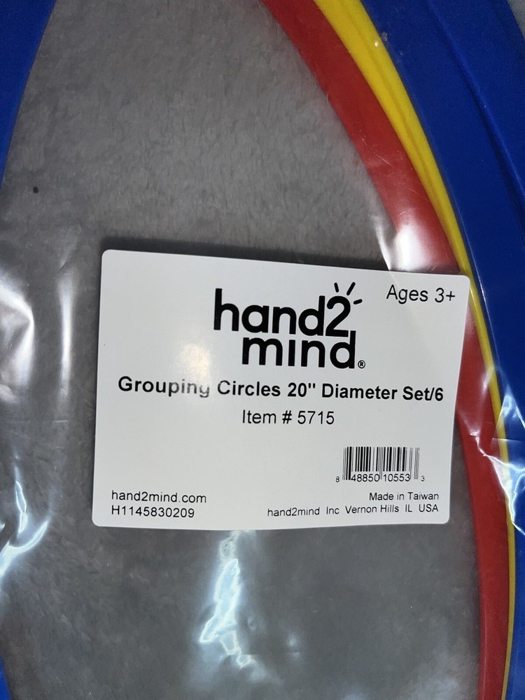 hand2mind Grouping Circles 20 Diameter