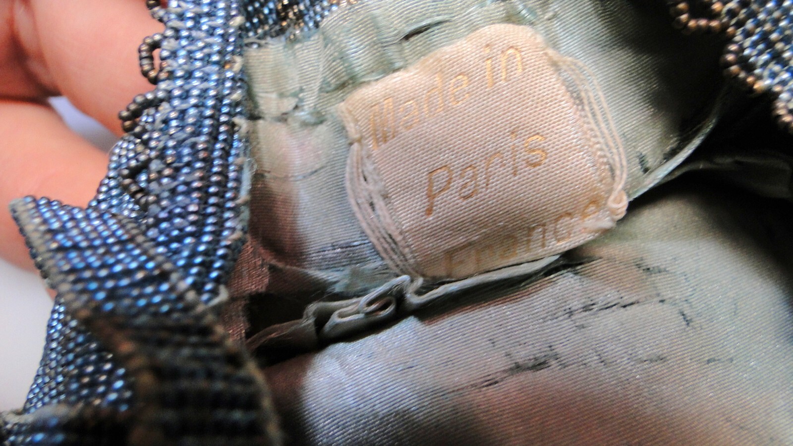 3 Antique Purses Mesh Beaded Tapestry w Jeweled Frame Purse Lot #2