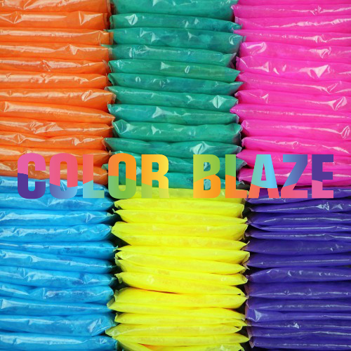 Color Blaze Powder Packets - 50 Assorted Colors - Holi, Color Wars and more