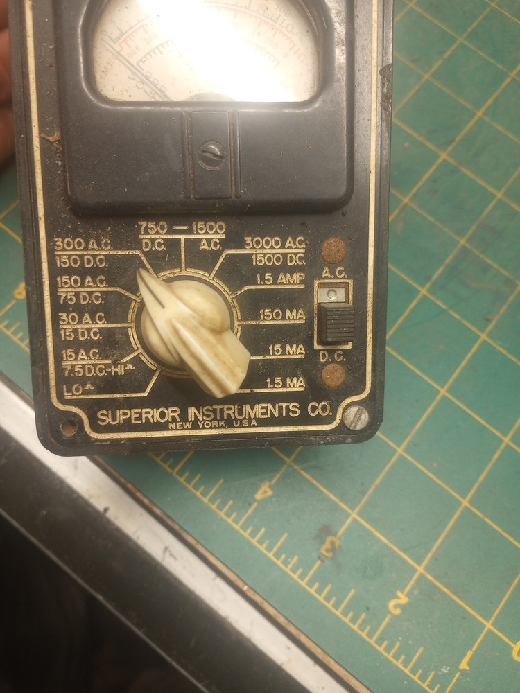 Old Model 770 Meter Superior Instruments