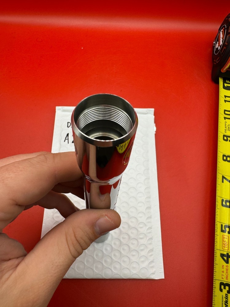 Dye SS Angel Threaded .688 Paintball Barrel Back - Silver