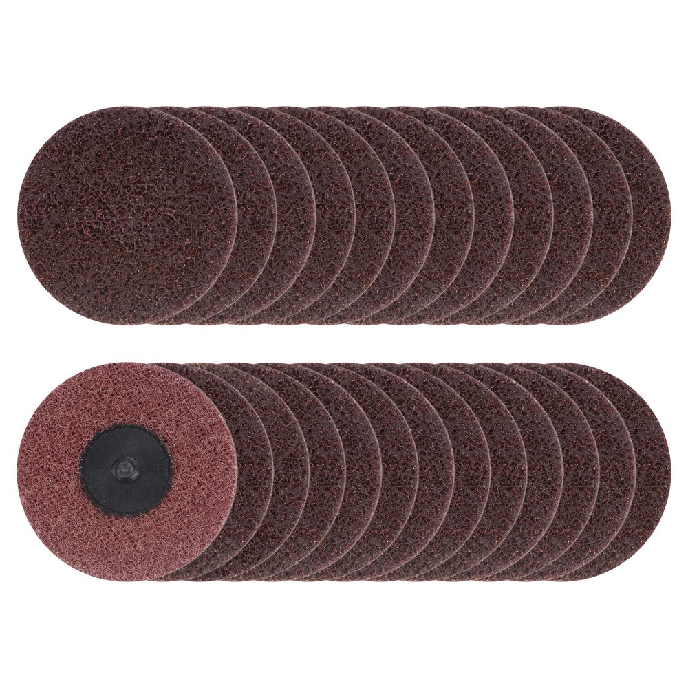 25pcs 3" 120 Grit Quick Change R-Type Sanding Discs Nylon