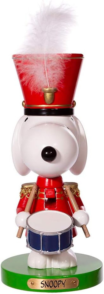10-Inch Snoopy the Drummer Nutcracker