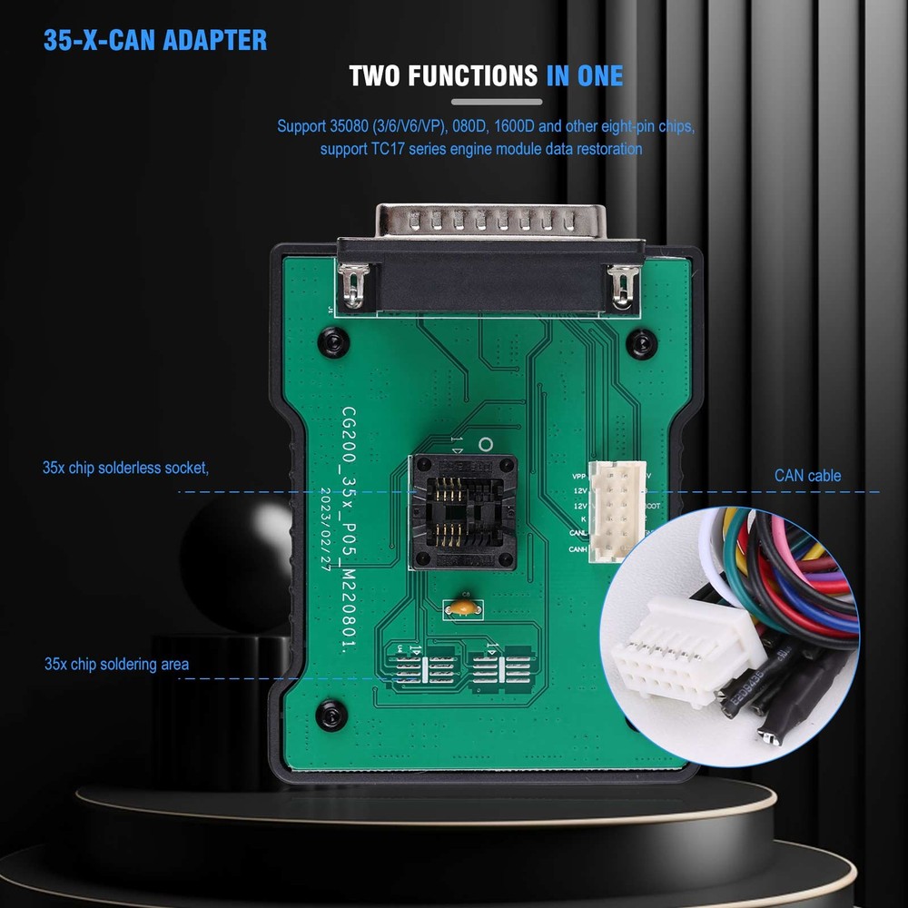 CGDI CG100X Programmer S-RS Tool Mi-.leage Adjustment and Chip Reading