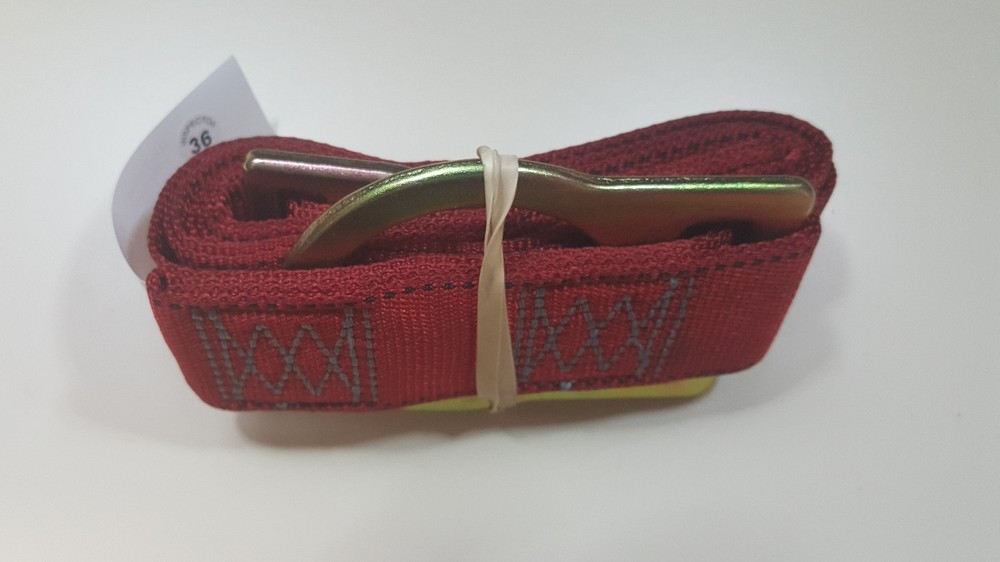 WD 6' RED Nylon Anchorage Connector Strap with DOUBLE D-Ring