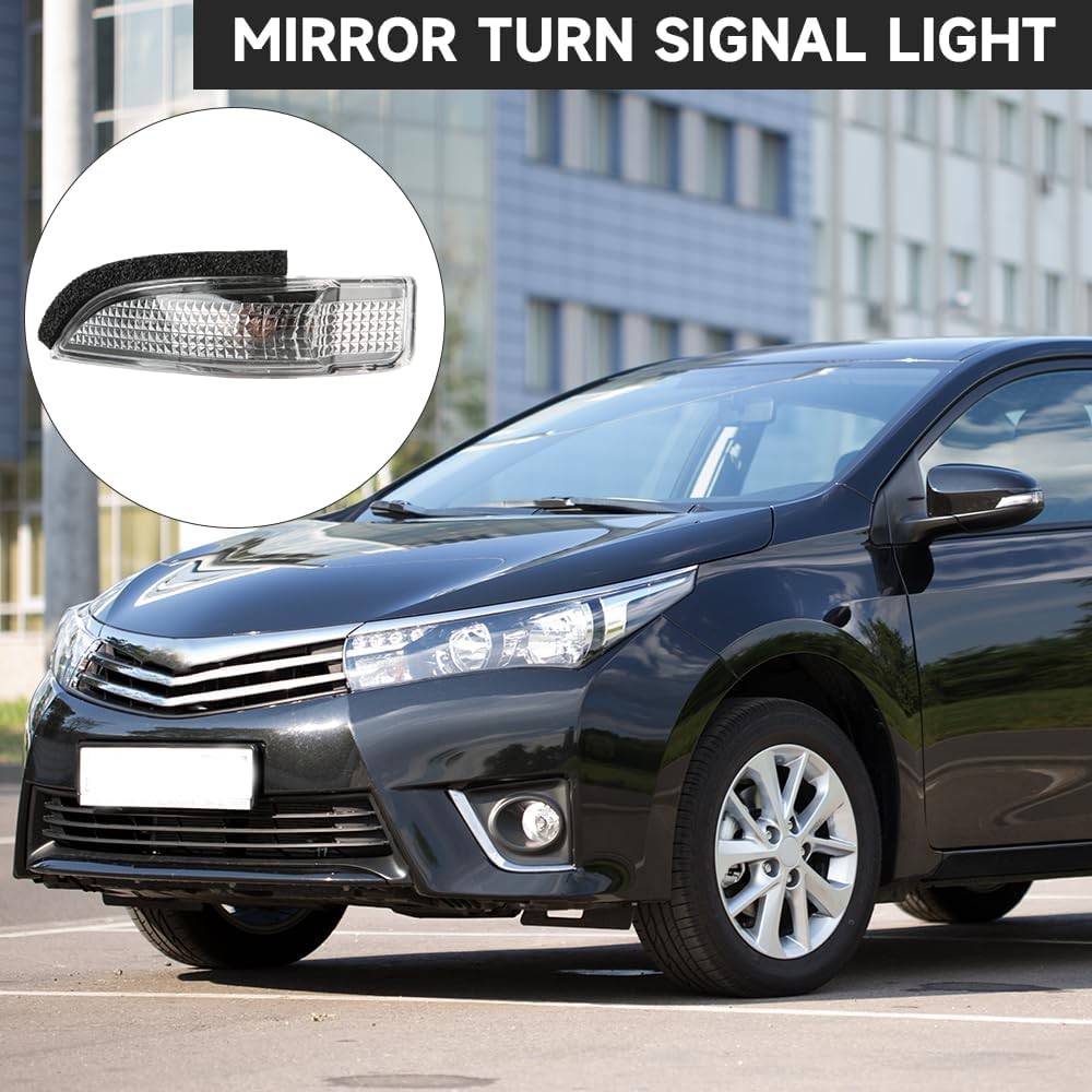 Front Left Side Wing Mirror LED Turn Signal Light Mirror Indicator Blinker Light