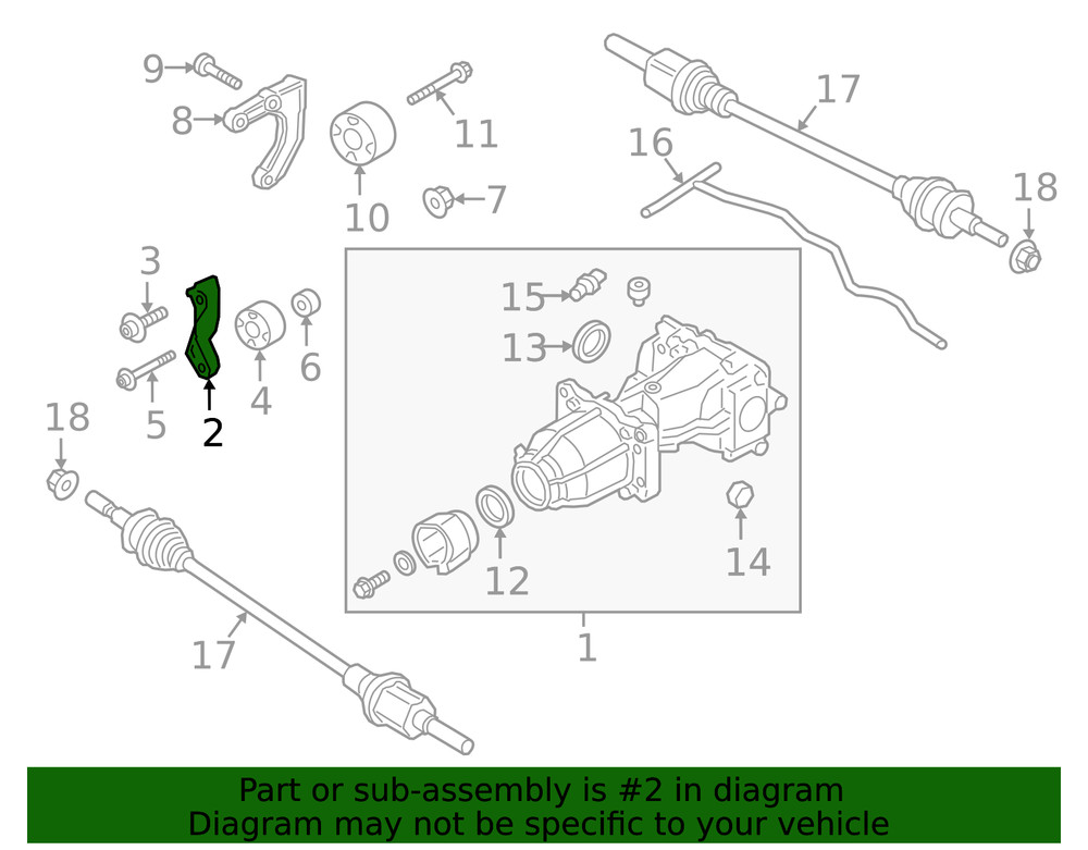 Genuine Ford Front Bracket CV6Z-4K360-A