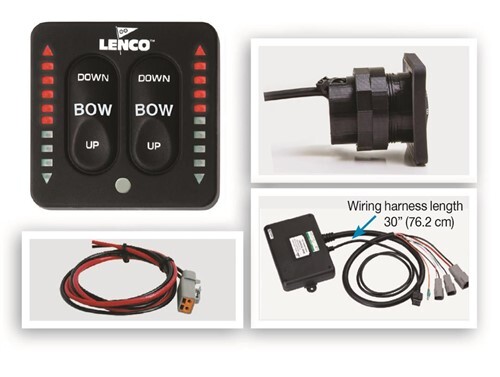 Lenco Marine Led Tactile Switch W/Pigtail, Single 15270-001