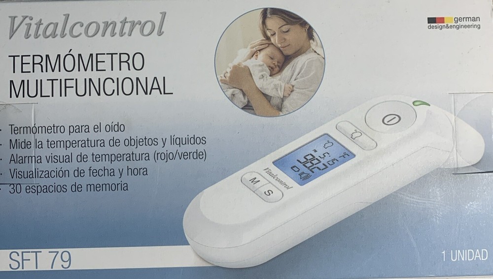 New Beurer SFT79 Vitalcontrol Multifunction Thermometer Ear Forehead Object