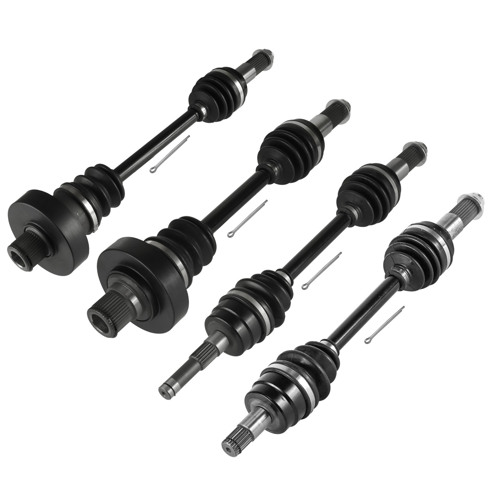 Front Rear Left Right Complete Axles for Yamaha Grizzly 660 YFM660F 4X4 2003-08