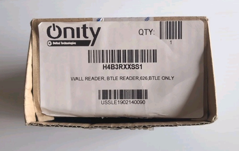 Onity Trillium RFID Wall Reader BTLE