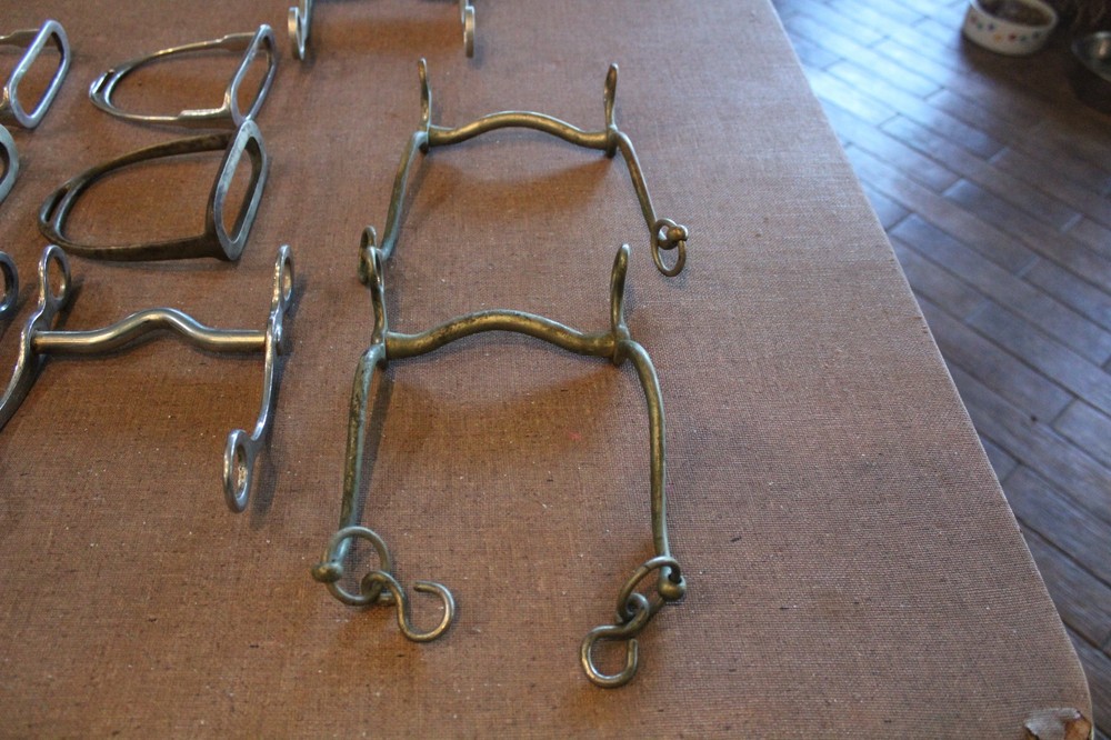 vintage stirrupps and bits