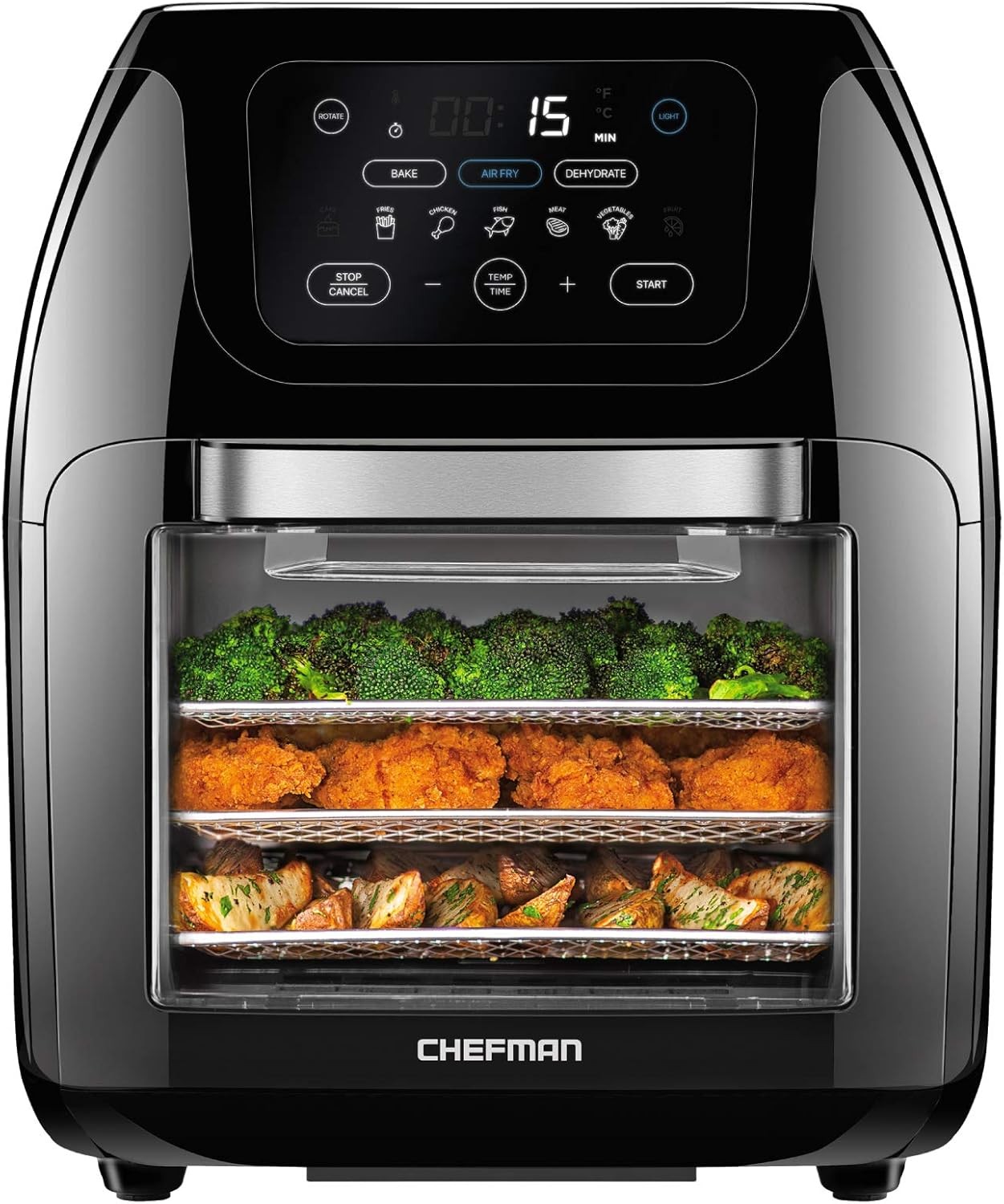 CHEFMAN 10QT Multifunctional Digital Air Fryer+ Rotisserie Dehydrator (Open Box)