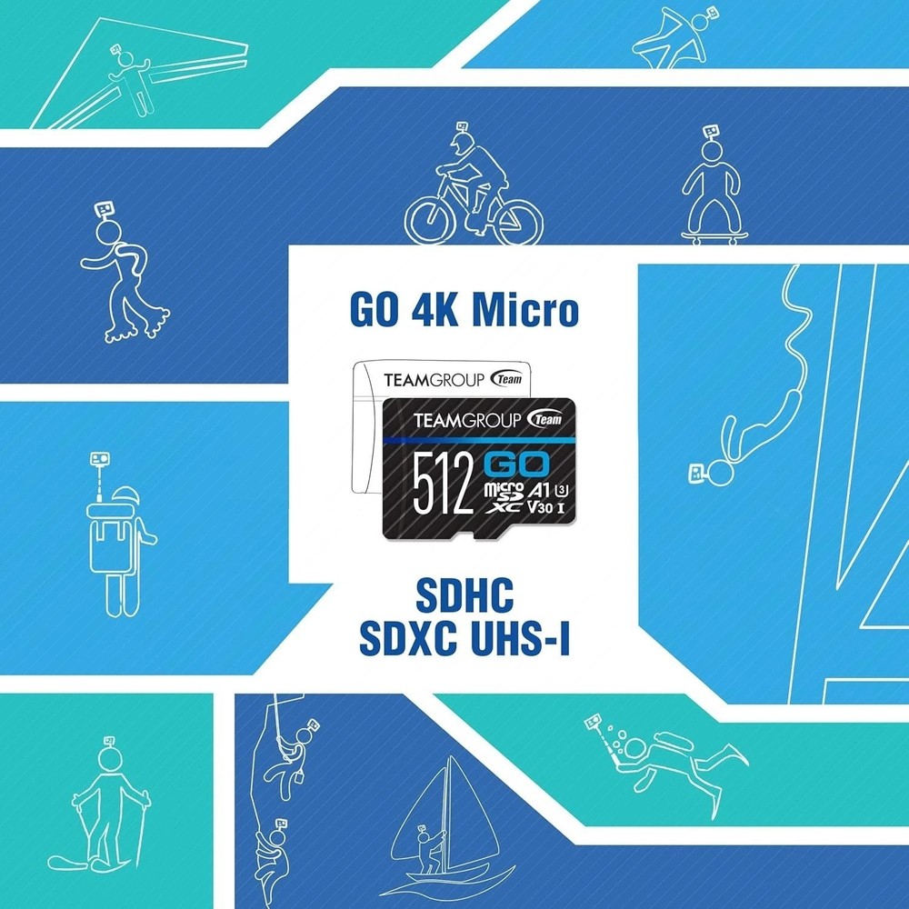 128GB MicroSDXC Cards (2-Pack) - High-Speed 4K Video Ready for Drones & Vlogging