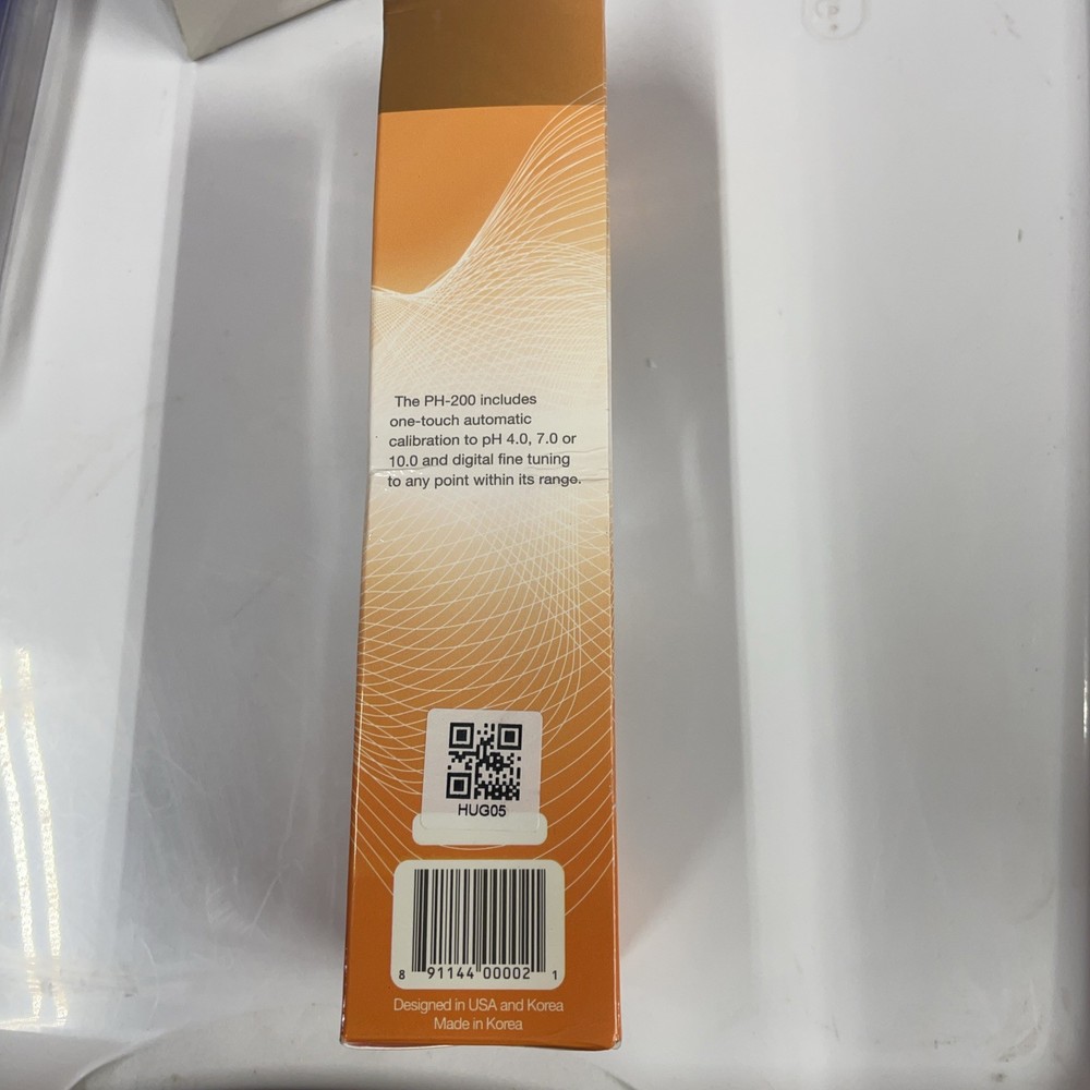 HM Digital PH-200 Meter, Waterproof pH Temperature Tester, Back Order 6 weeks
