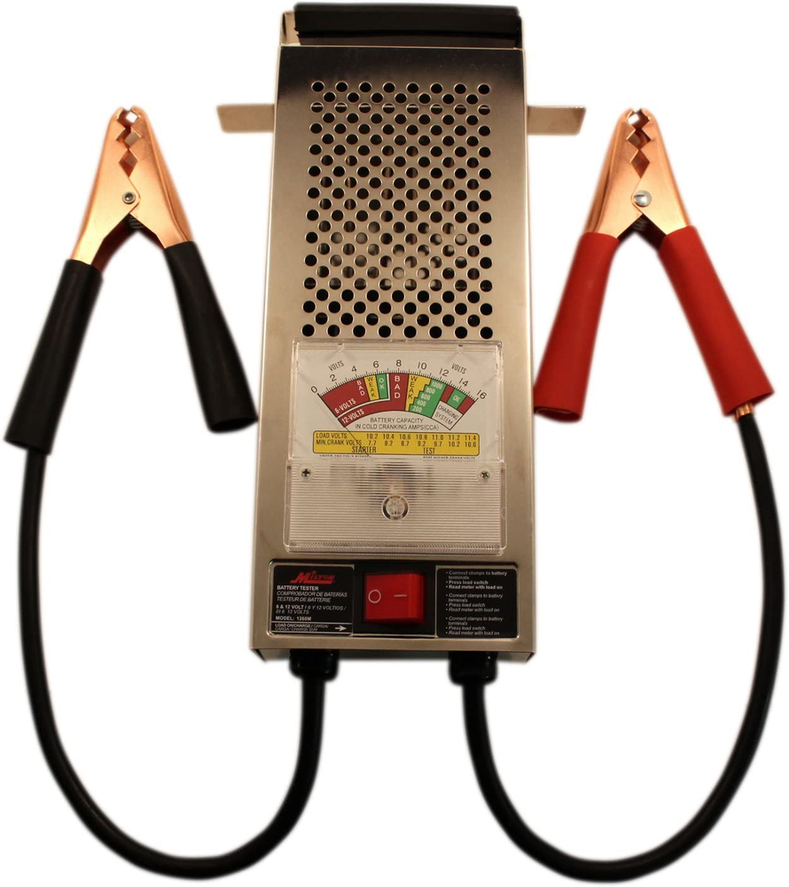 Milton 1260M 120 AMP Battery Tester Chrome