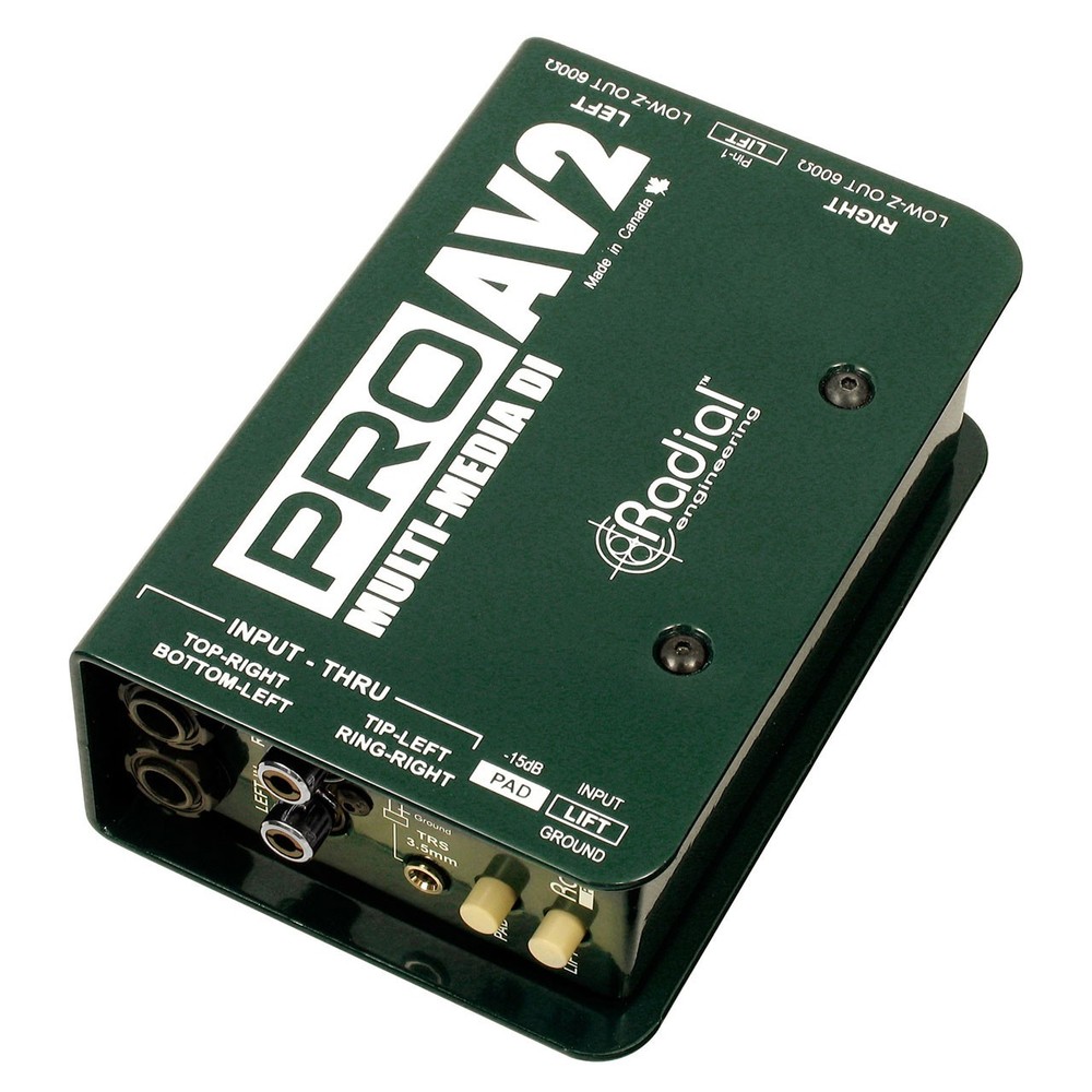 Radial ProAV2 2-Channel Passive A/V Direct Box