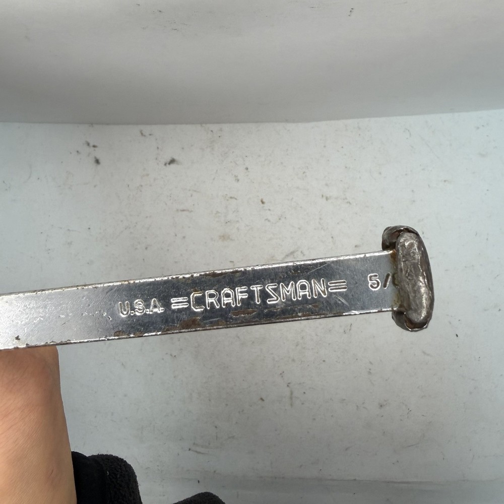 Craftsman 5/8" Cold Chisel 11" – USA Made – Rust, Blunt Tip, Chrome Chipping