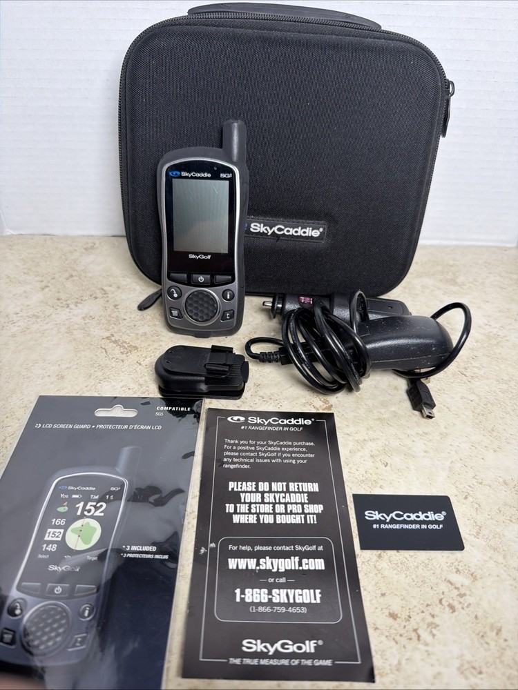 SkyCaddie SG5 Handheld SkyGolf GOLF GPS Rangefinder Tested Working W/case