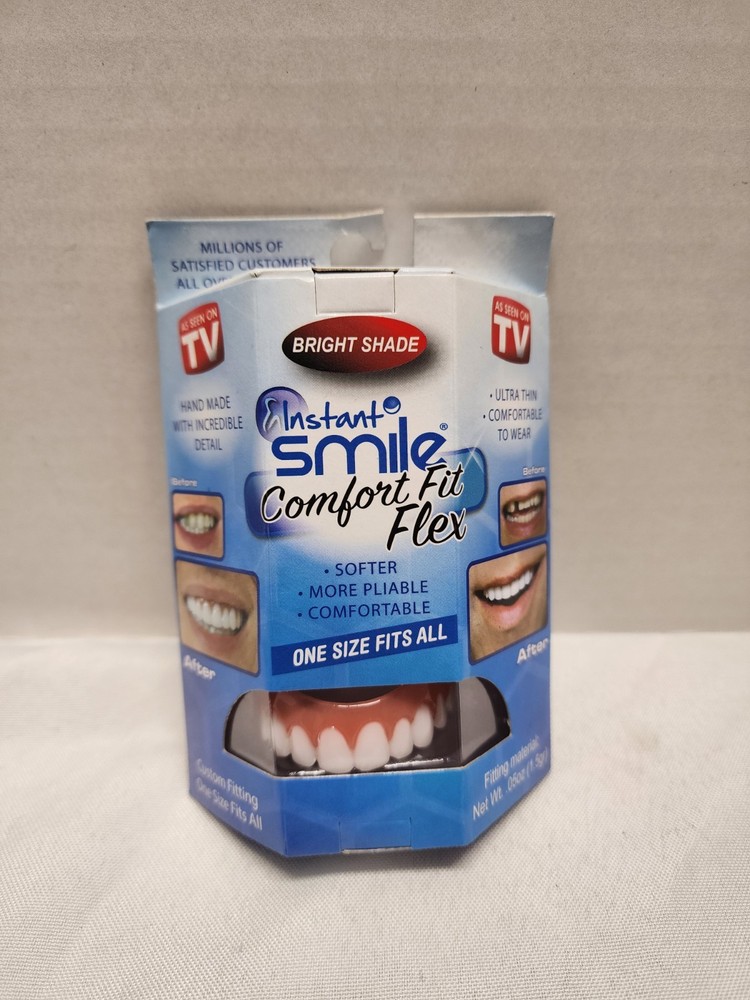 Instant Smile Comfort Fit Flex Bright White Upper veneers