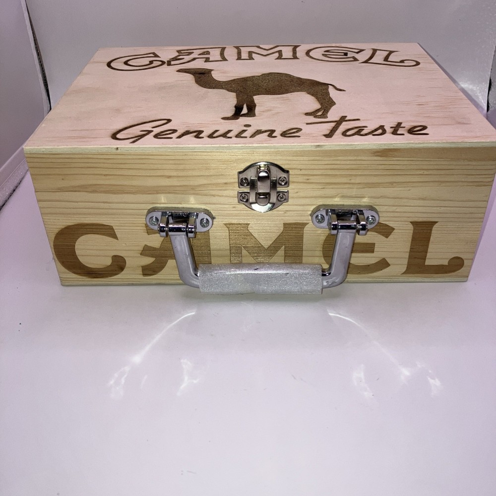 Custom Camel Wood Box