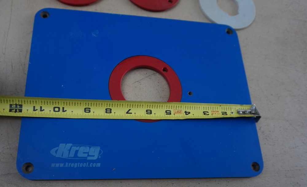 Kreg Router Insert Table Plate W/ Extra Rings!!