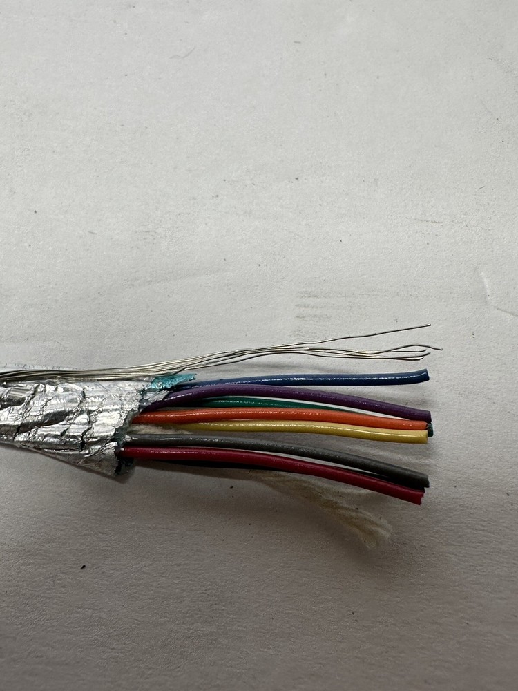 20ft Belden YM 24/8C Conductor Shielded Computer/Instrumentation Cable White