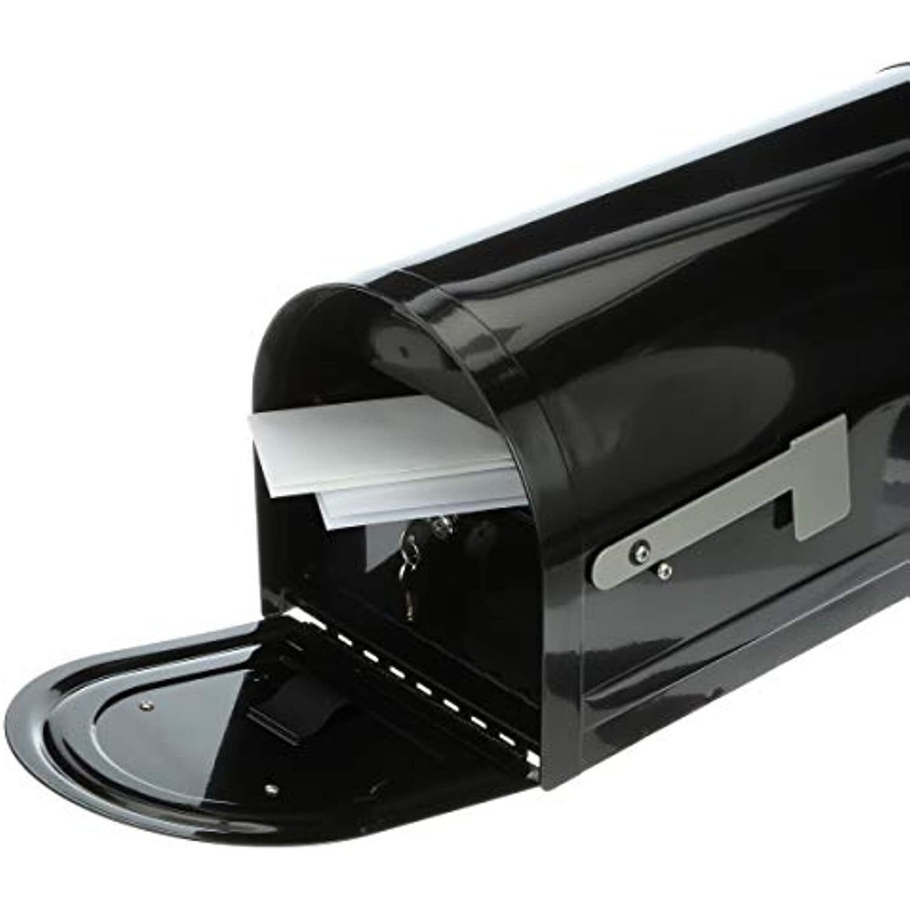 Gibraltar Mailboxes Reliant Large Capacity Galvanized Steel, Post-Mount Mailbox,