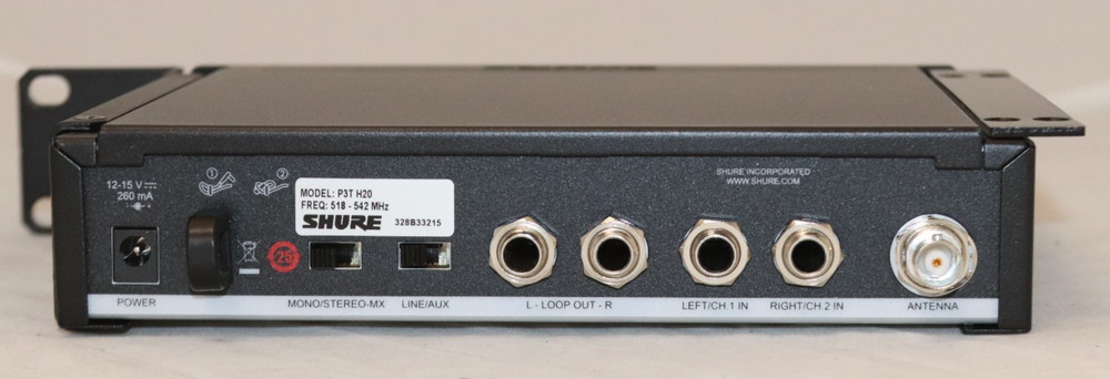 Shure PSM300 transmitter p3t h20 518-542mhz