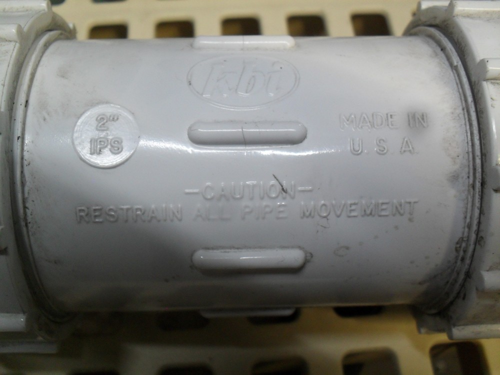 KBI 2" Straight Pvc coupling