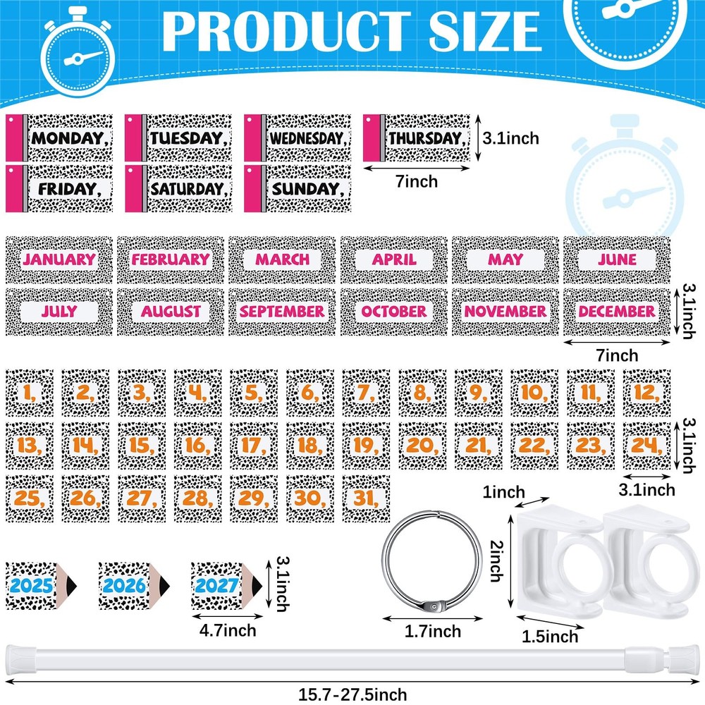 Composition Notebook Classroom Flip Calendar Classroom Bulletin Board Calenda...
