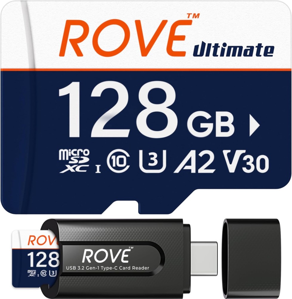 Ultimate Micro SD Card 128GB Memory Card with USB 3.2 Type C Card Reader 170MB/s
