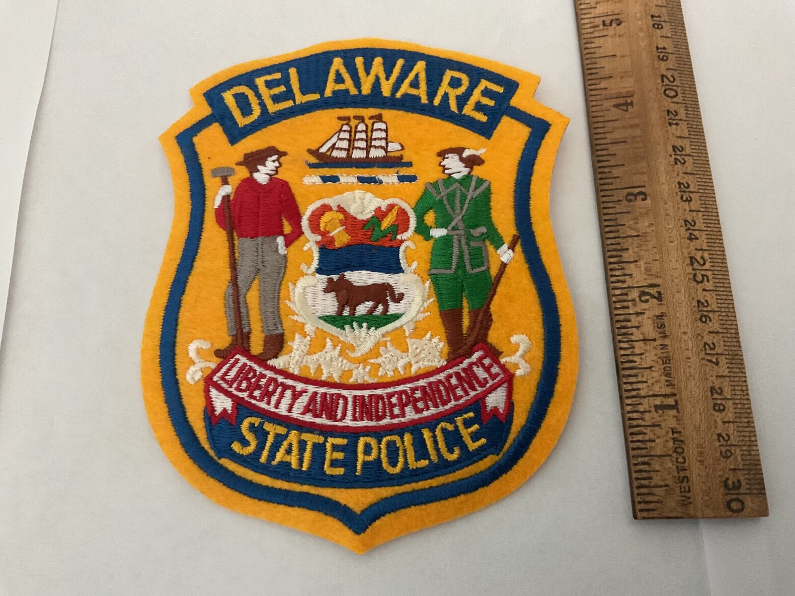 State Law Enforcement patches All different 10 piece set. All new.Full size