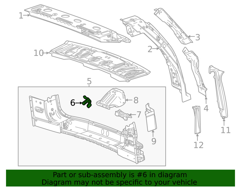 Genuine GM Outer Bracket 84337945