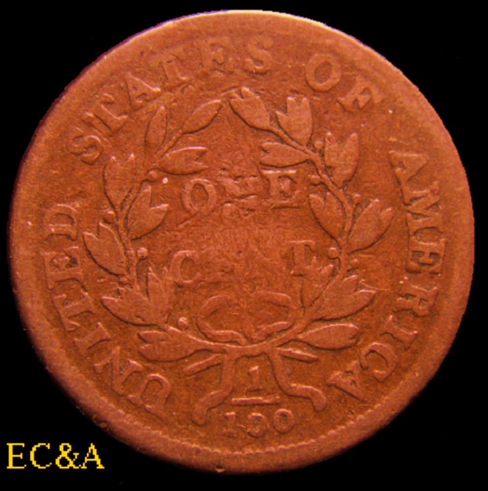 1807 LARGE DRAPED BUST CENT S-271 COMET VAR. GOOD (LC069)